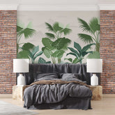 Seamless flower wallpaper with repeating floral patterns