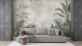 "Tropical palm leaves pattern wallpaper"