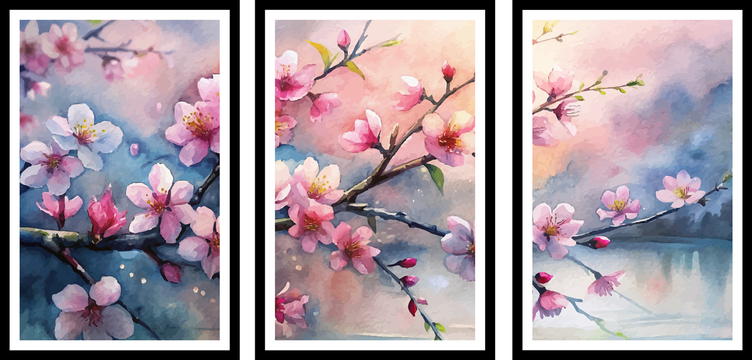 3 piece canvas wall art living room painting artwork home decoration