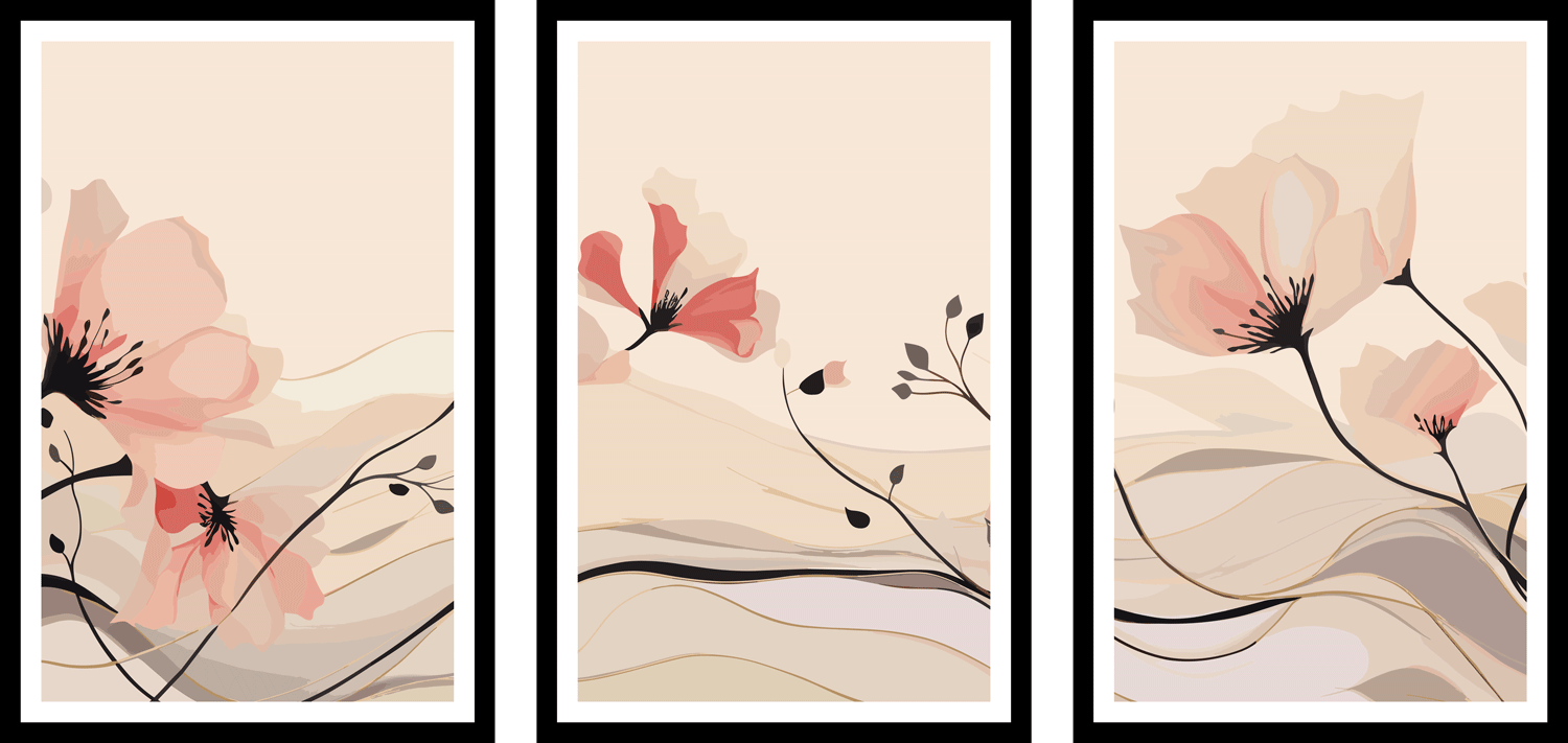 3 piece canvas wall art living room painting artwork home decoration