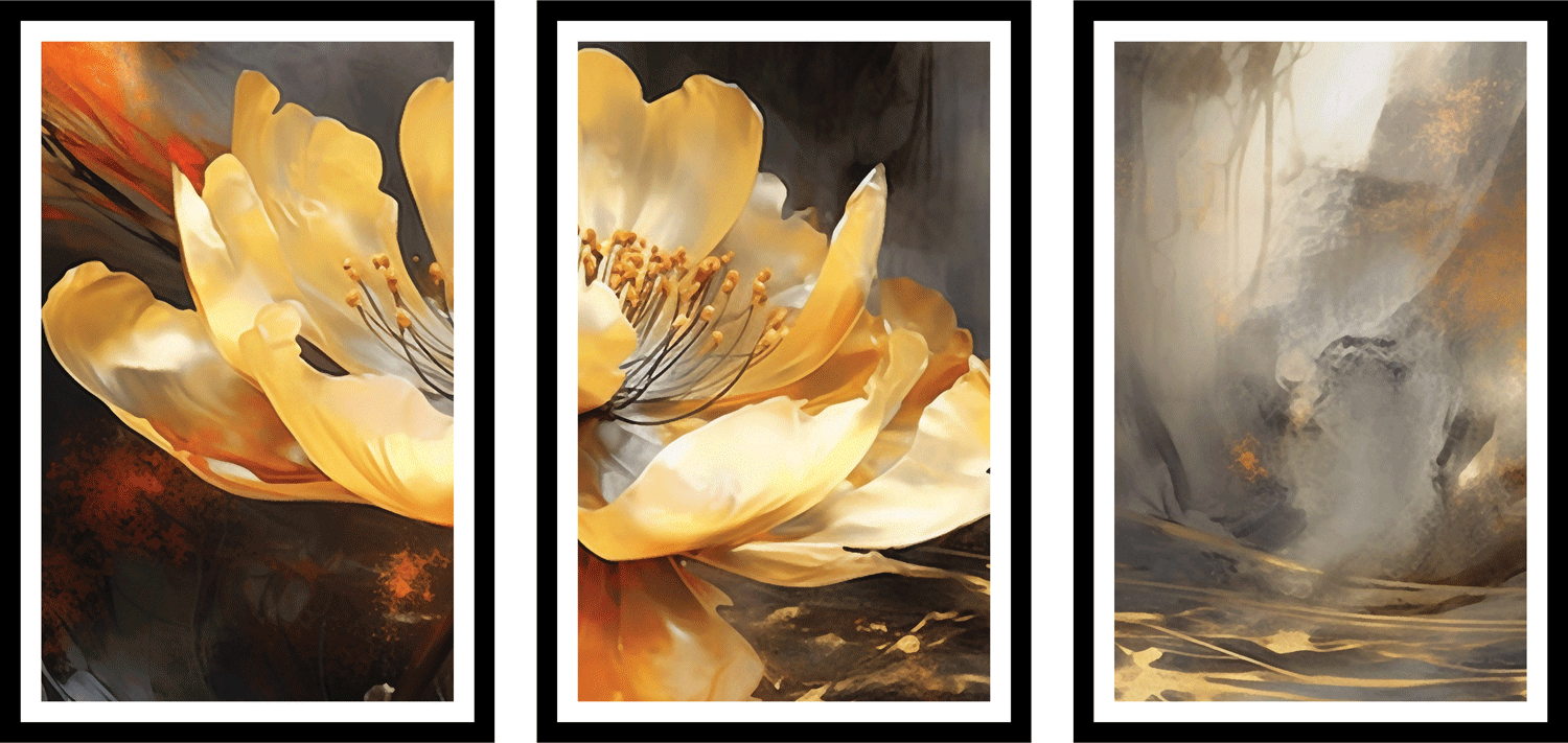 3 piece canvas wall art living room painting artwork home decoration