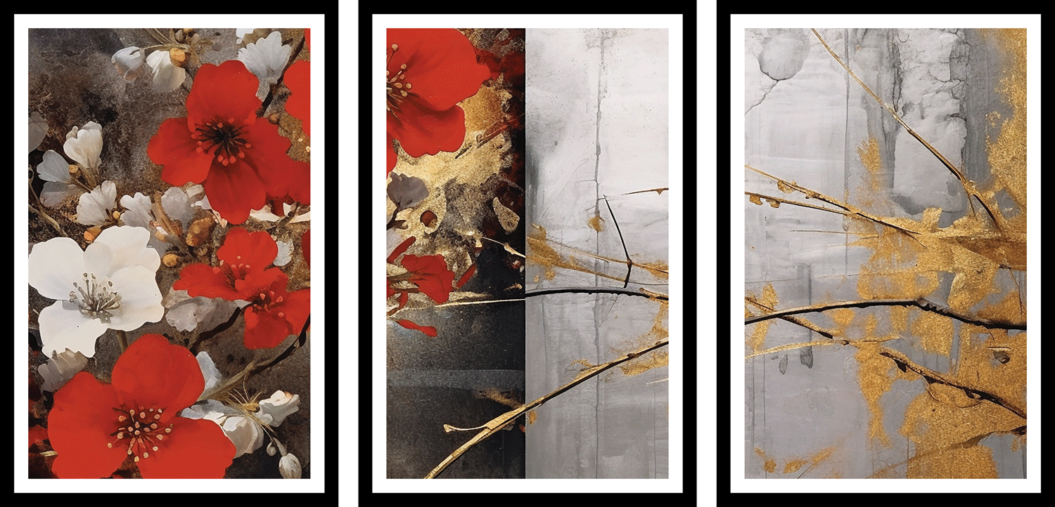 3 piece canvas wall art living room painting artwork home decoration