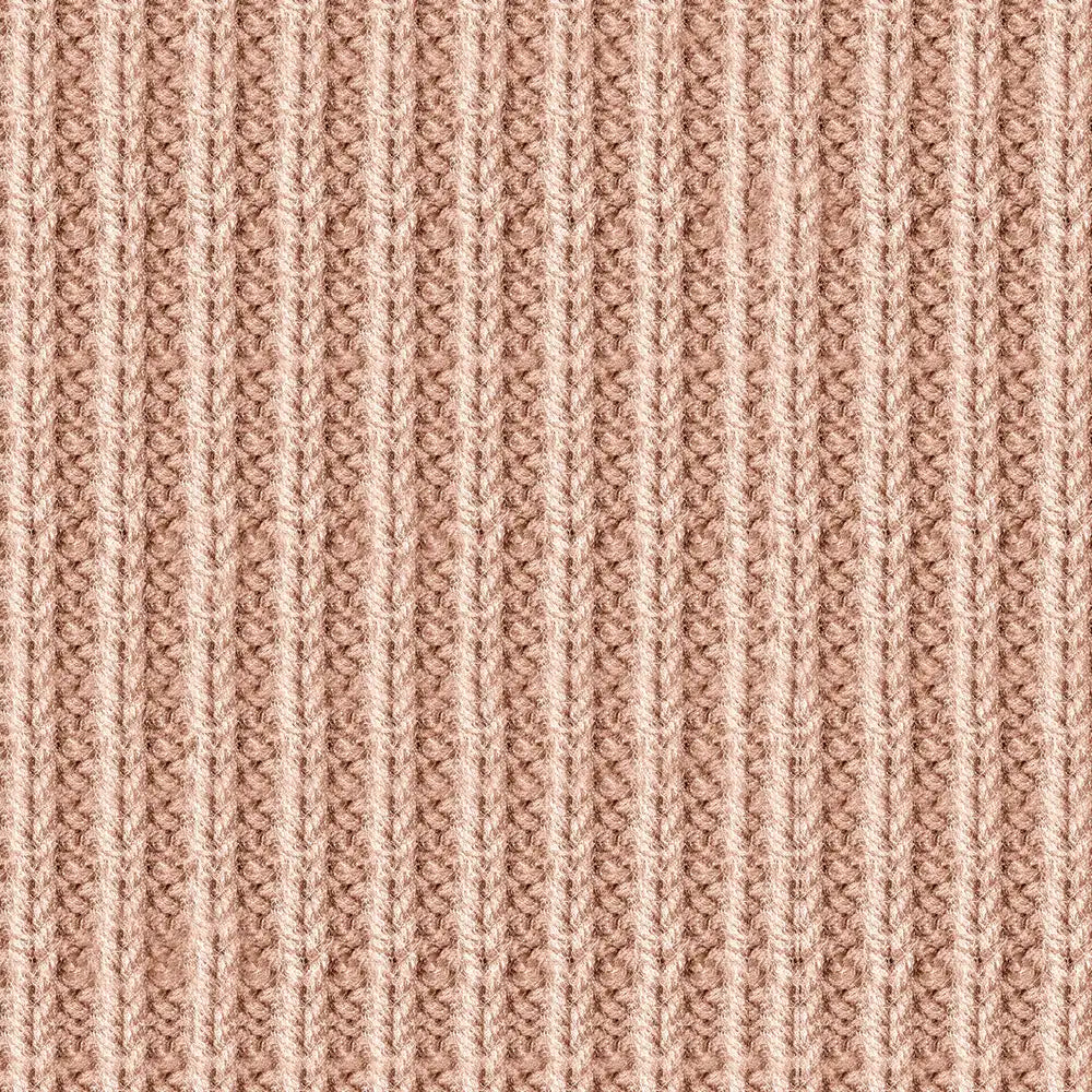 Close-up of a textured pink fabric with a ribbed pattern