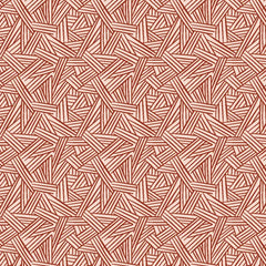 Pattern of red triangles on a white background