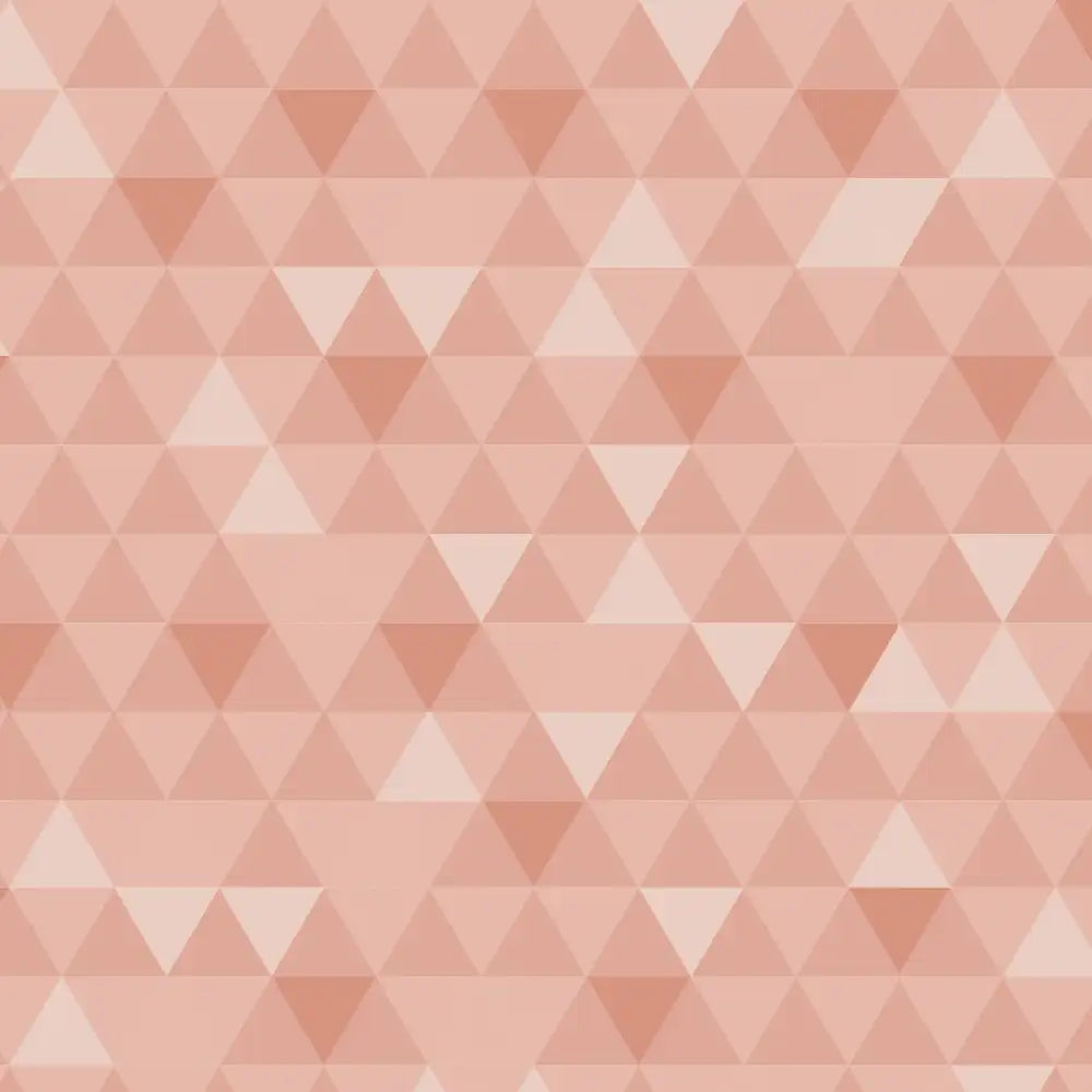 Geometric pattern with triangles in shades of pink on a pink background
