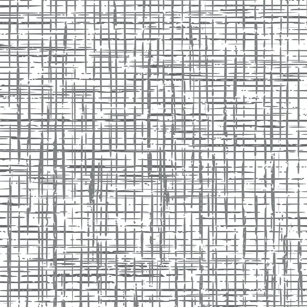 Black and white geometric pattern on a white background