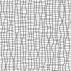 Black grid pattern on a white background