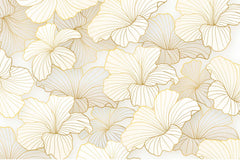 Golden-themed wallpaper with soft shine and rich texture