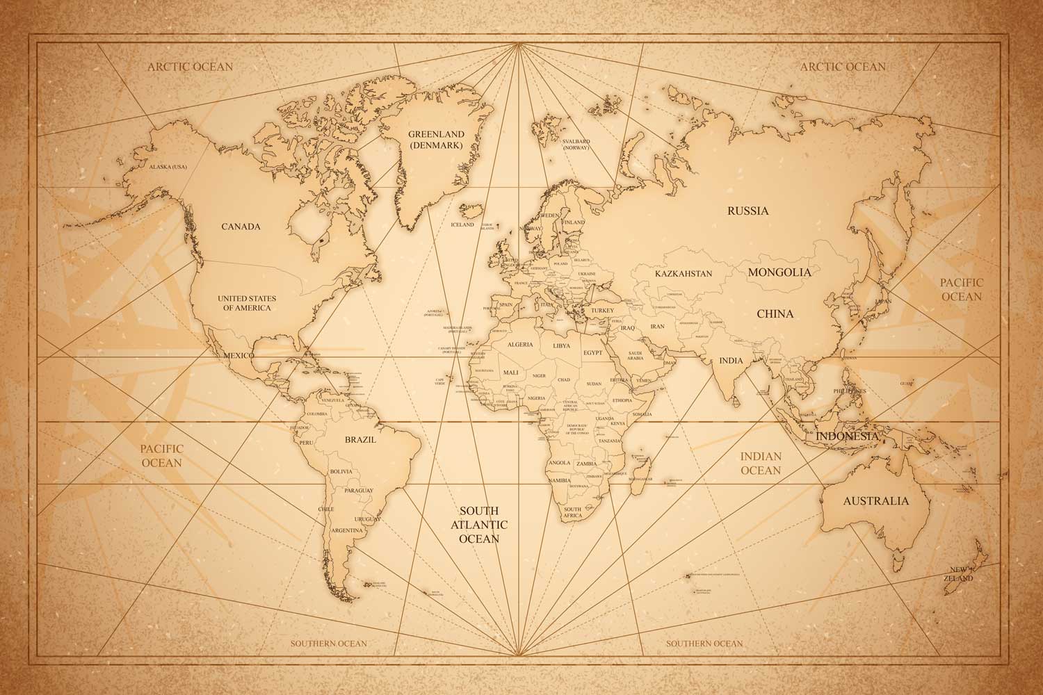 Old vintage map art wallpaper featuring antique world maps and aged paper texture.

