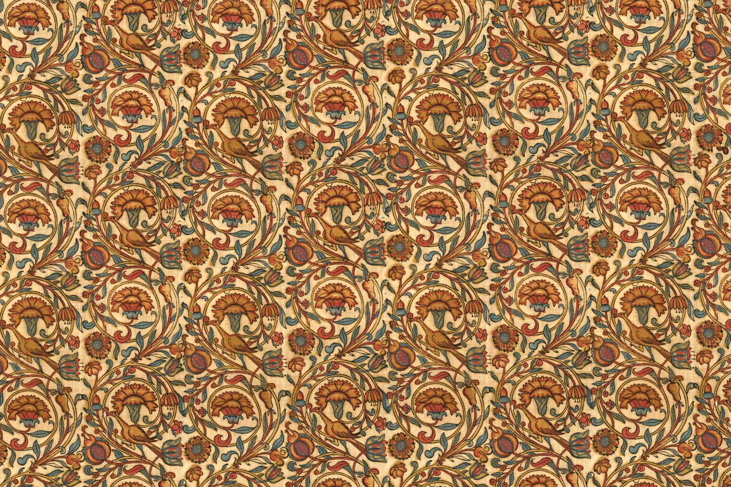 Exotic art wallpaper featuring bold patterns, tribal motifs, and vibrant colors.