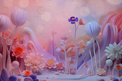 Modern artistic wallpaper with watercolor-style blending of soft and rich tones.

