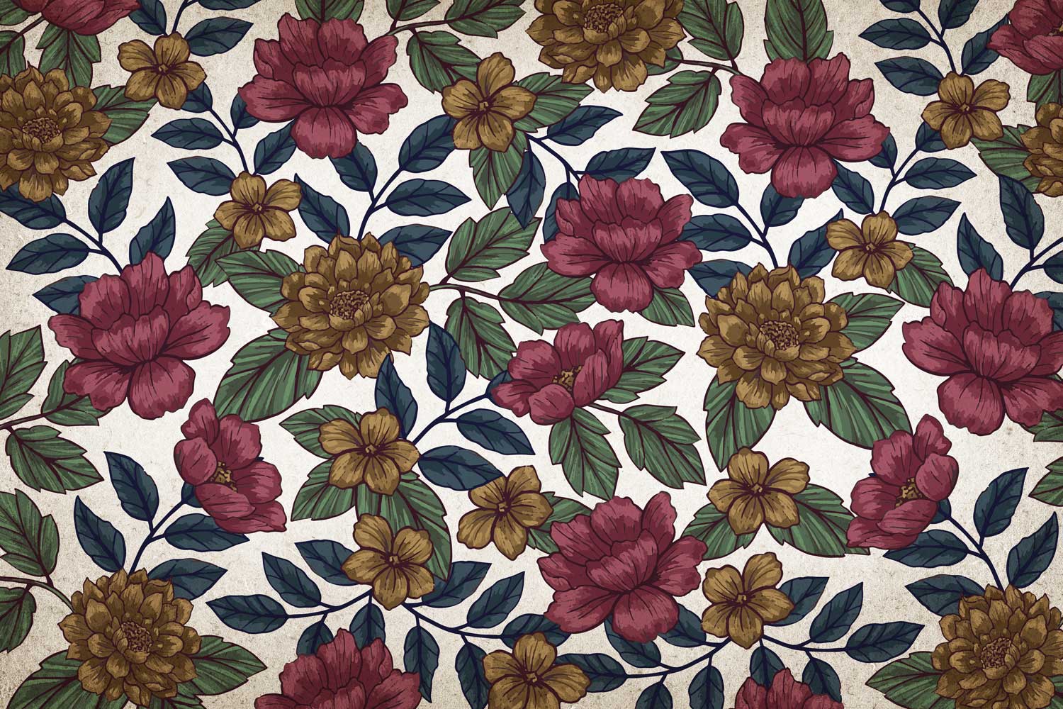 Seleevemantra floral wallpaper with soft blooming flower patterns in elegant tones.
