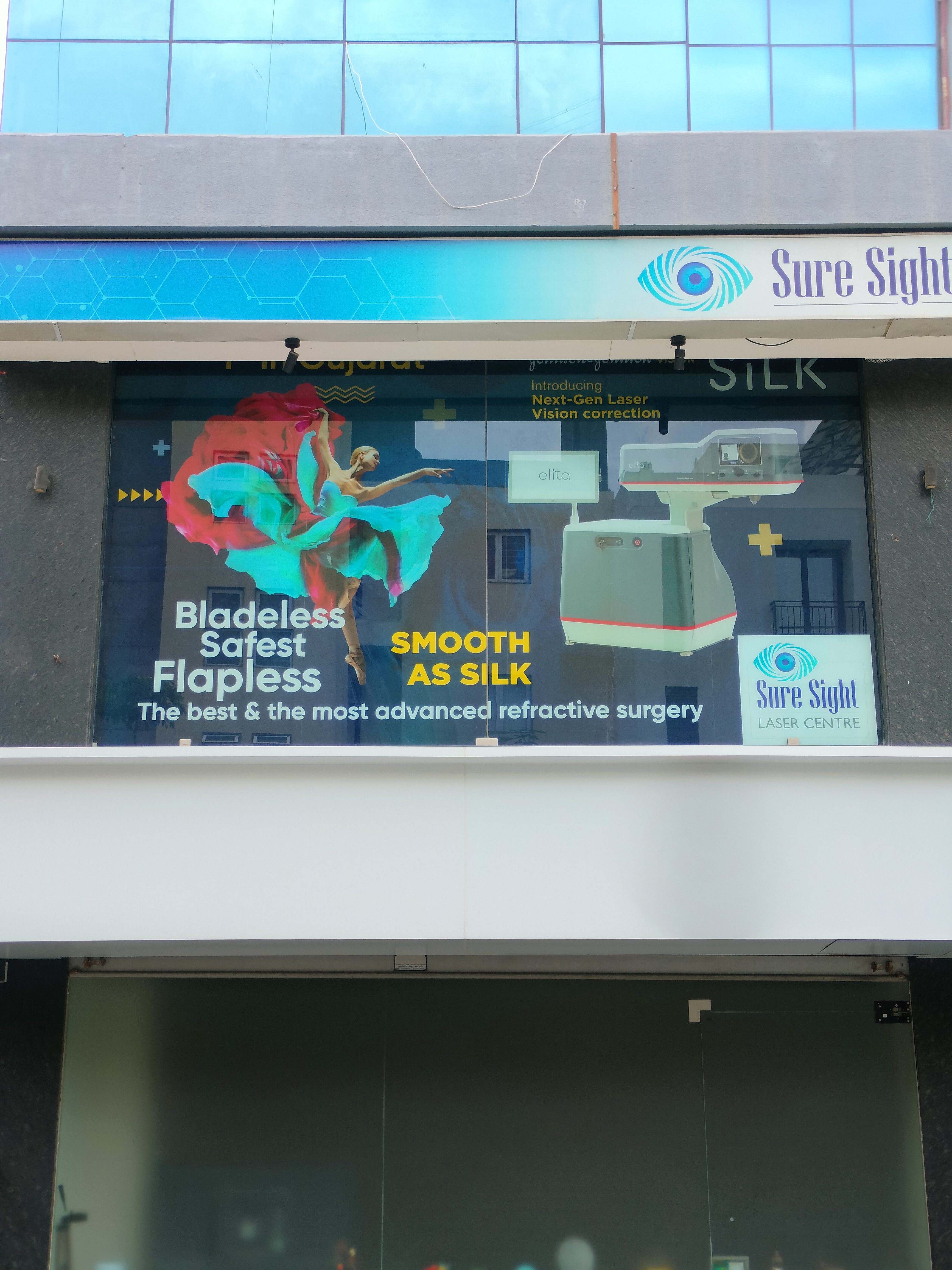 Outside Signage On Glass